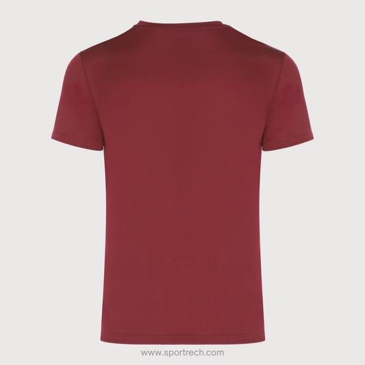 Playera Trek Tinto Hombre | Tela Microperforada y Secado Rápido