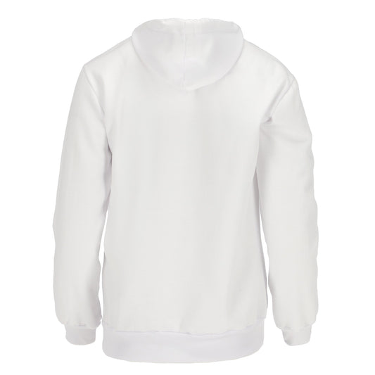 Sudadera Blanca de Mujer Felpa Cómoda Entrenamiento