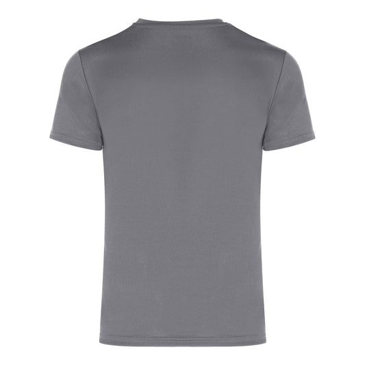 Playera Trek Gris Oxford Hombre | Tela Microperforada y Secado Rápido