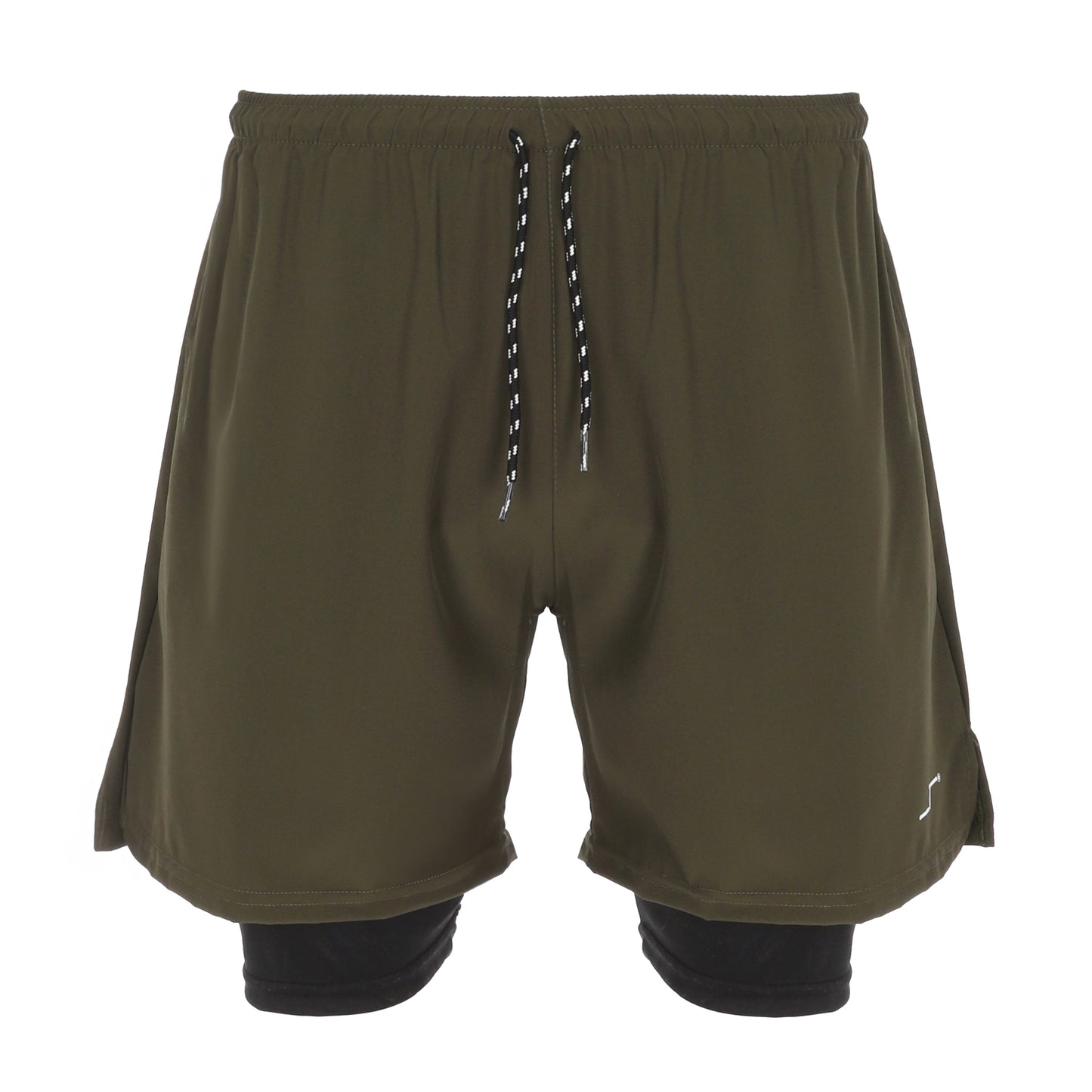 Short Deportivo Verde Hombre | Licra Interna