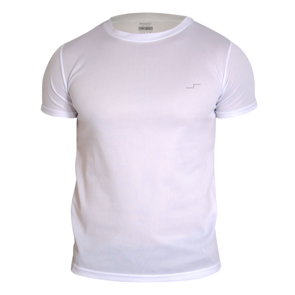 Playera RoundNeck Blanco | Tecnología Dry Fit