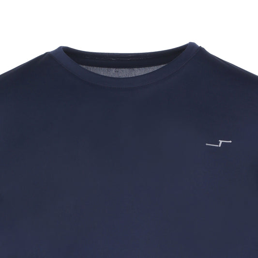 Playera Stretch Color Marino | Cuello Redondo