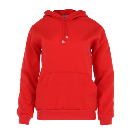 Sudadera Roja de Mujer Felpa Cómoda Entrenamiento