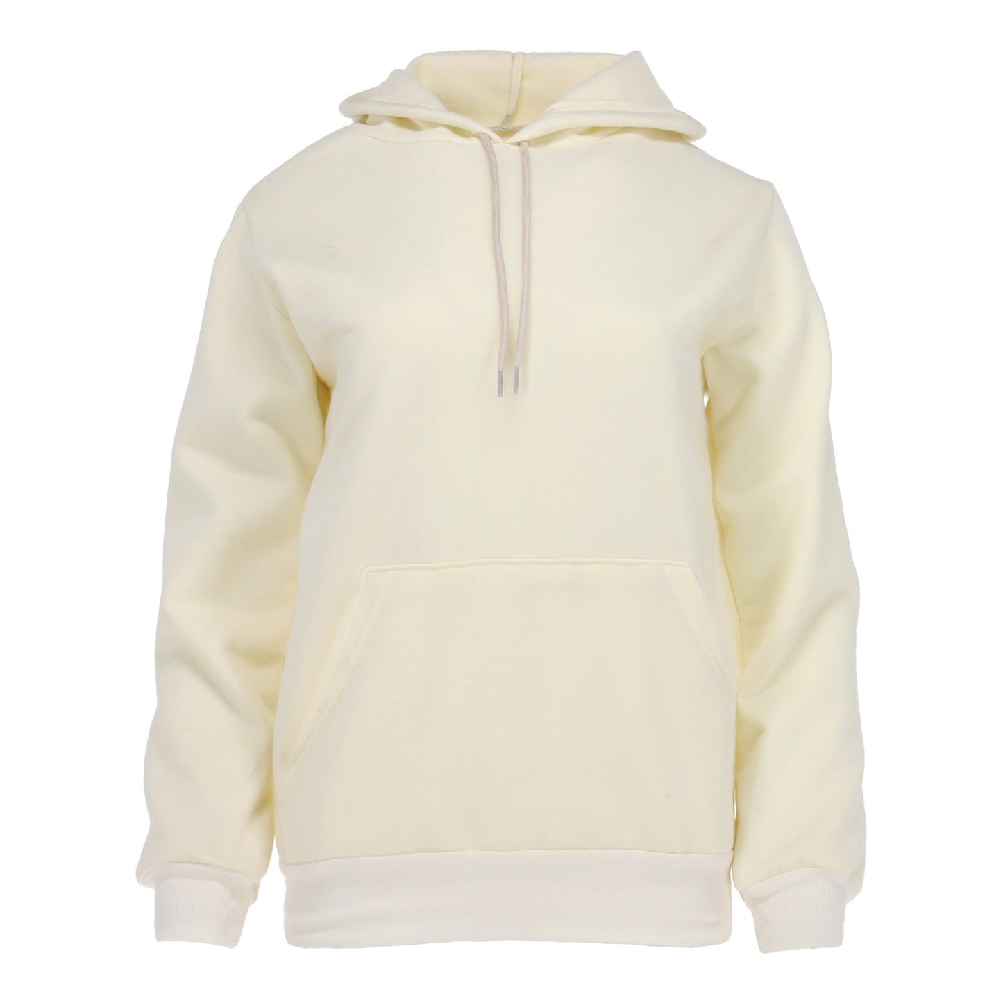 Sudadera Beige de Mujer Felpa Cómoda Entrenamiento
