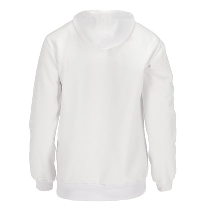 Sudadera Blanca de Mujer Felpa Cómoda Entrenamiento