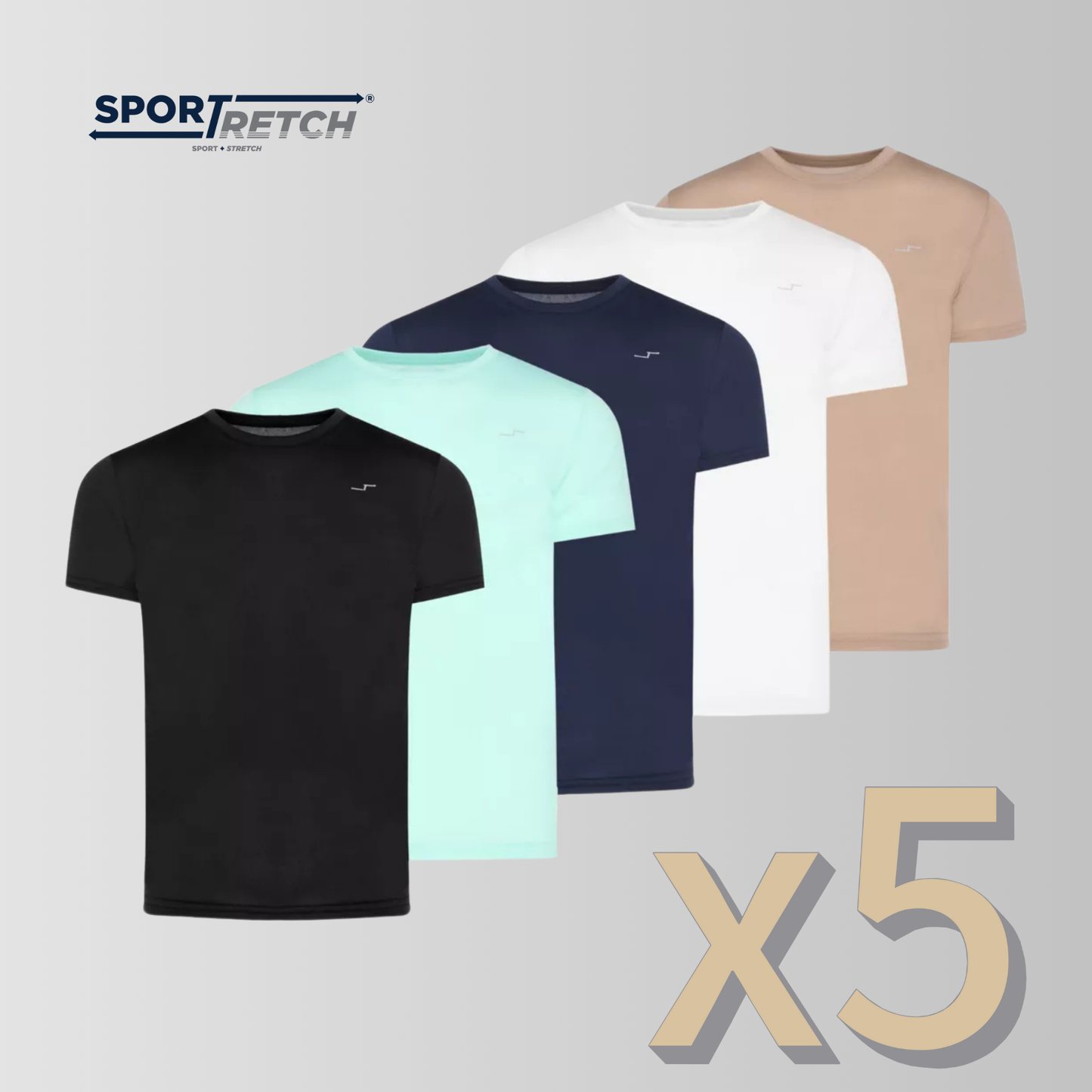 Super Pack de 5 Playeras | Línea EcoFit