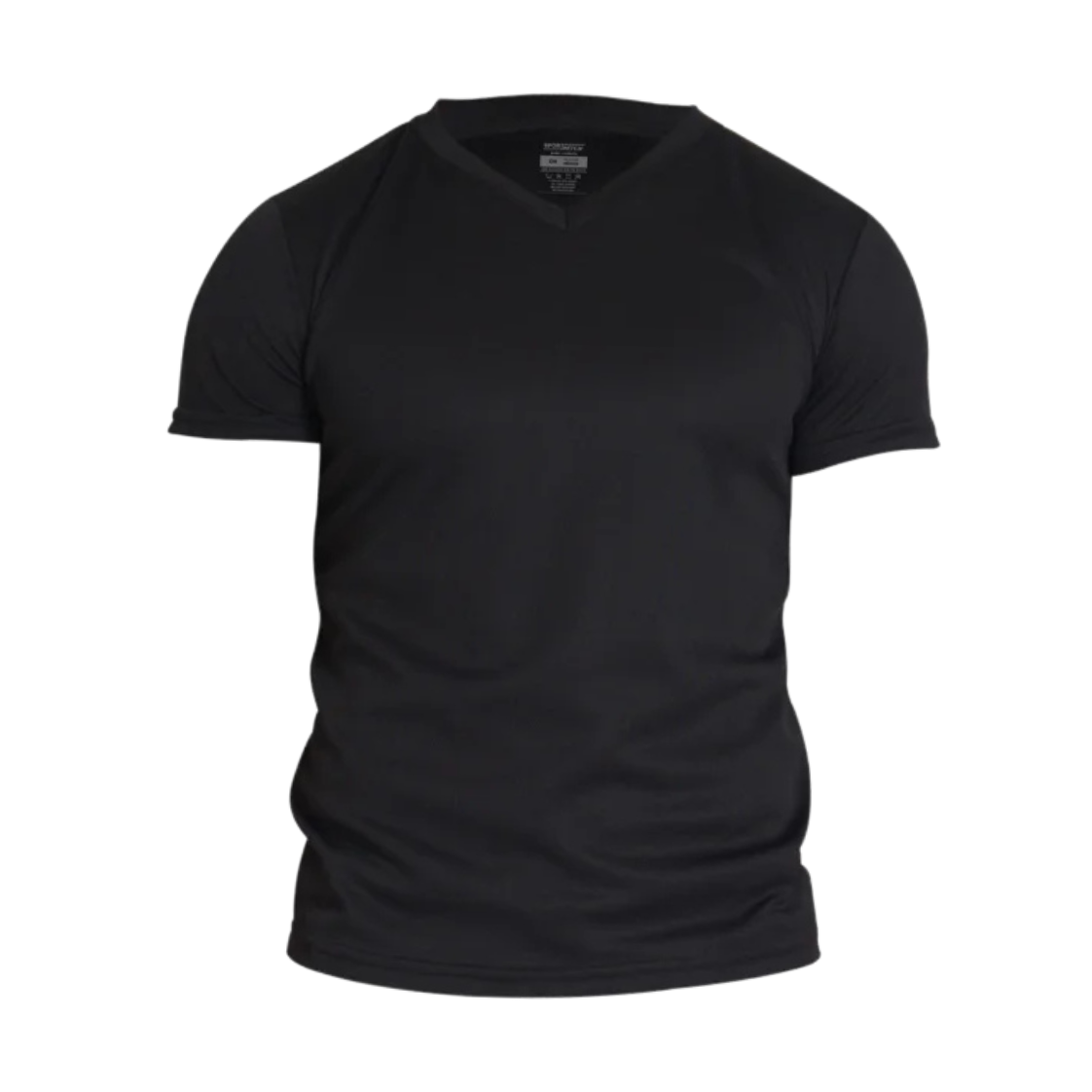 Playera Negra para Hombre Cuello V | Entrena con Estilo y Confort