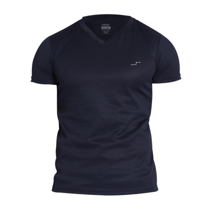Playera Vneck Marino  |  Comfort knit