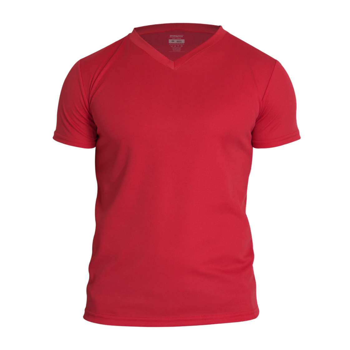 Playera Vneck Rojo | Comfort knit