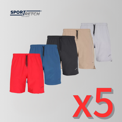 Súper Pack de 5 Shorts Deportivos | Línea Apollo