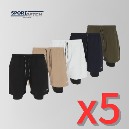 Súper Pack de 5 Shorts Deportivos | Línea Speed