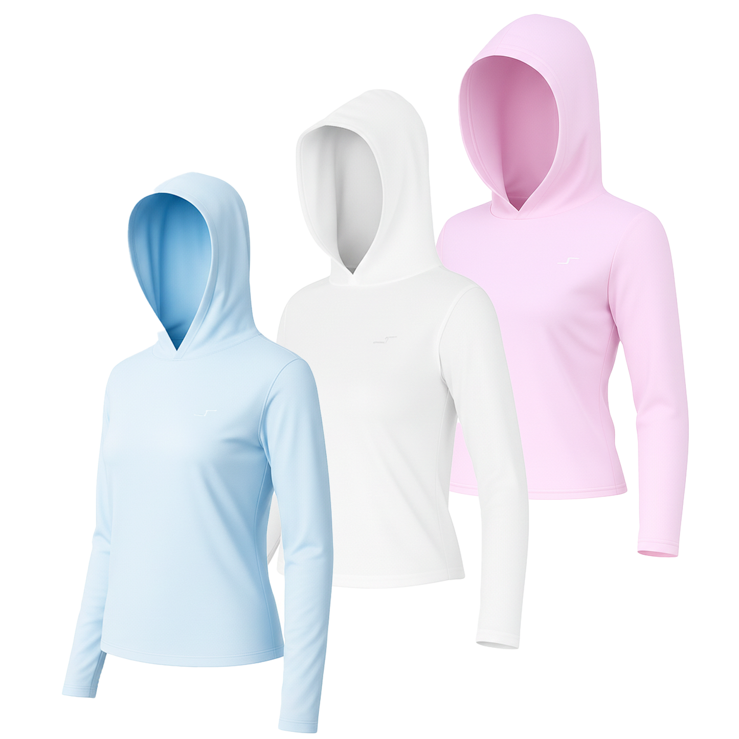 3 Blusas Deportivas De Mujer Protección Solar Secado Rápido
