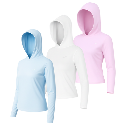 3 Blusas Deportivas De Mujer Protección Solar Secado Rápido