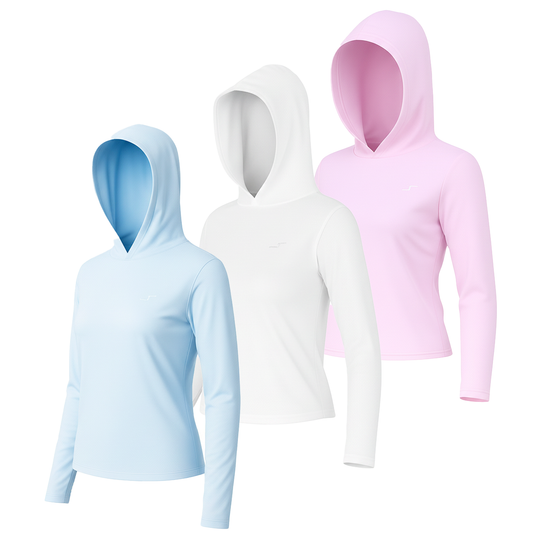 3 Blusas Deportivas De Mujer Protección Solar Secado Rápido