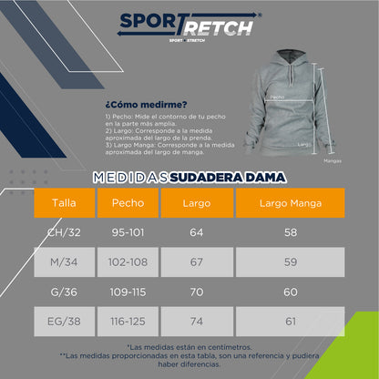 Sudadera Rosa de Mujer Felpa Cómoda Entrenamiento