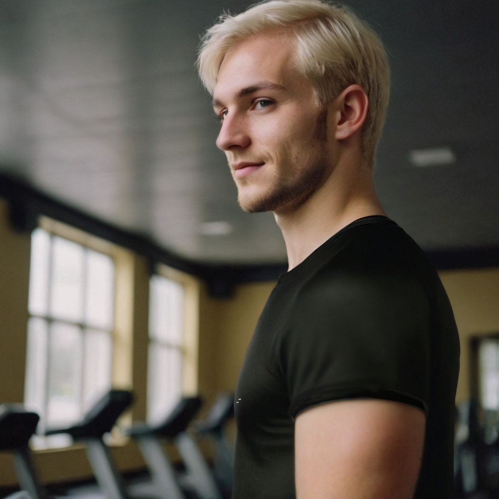 Playera Stretch Color Negro| Cuello Redondo