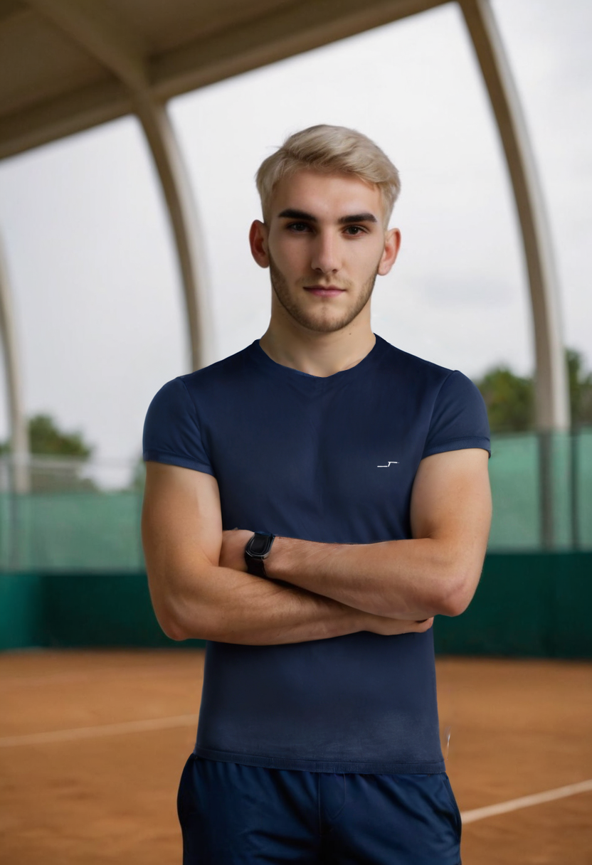 Playera Stretch Color Marino | Cuello Redondo