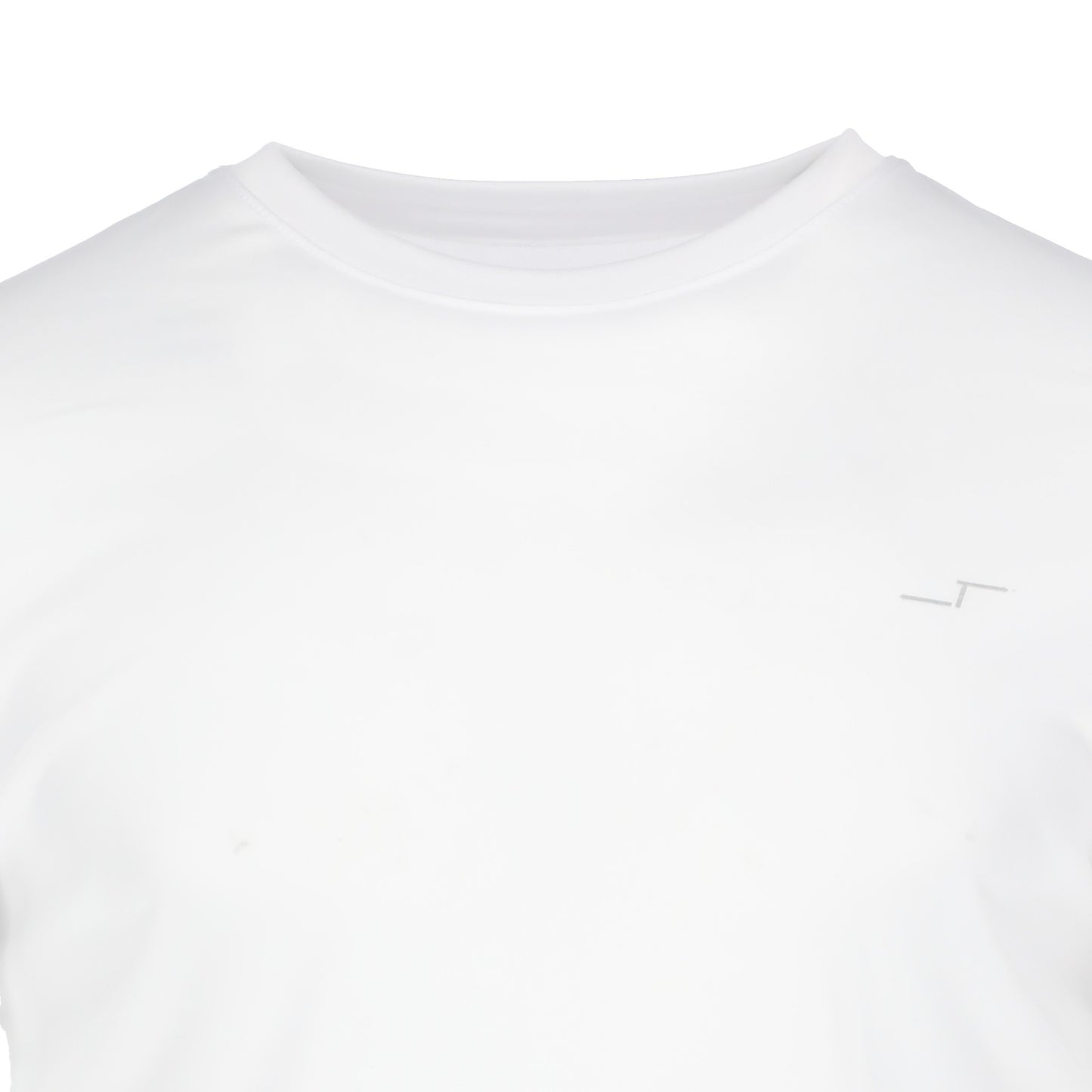 Playera Stretch Color Blanco | Cuello Redondo