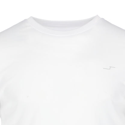 Playera Stretch Color Blanco | Cuello Redondo