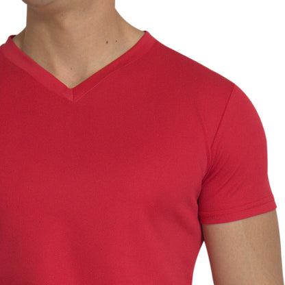 Playera Vneck Rojo | Comfort knit